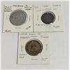 Image 1 : 3 OLD TOKENS AND COINS