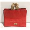 Image 1 : 25 NEW PAPER BAGS RED