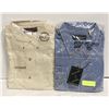 Image 1 : NEW MEN'S SHIRTS 1 DENIM 1 NATURAL 2XL