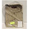 Image 1 : NEW MEN'S SHIRT 1 TAN SIZE 5XL