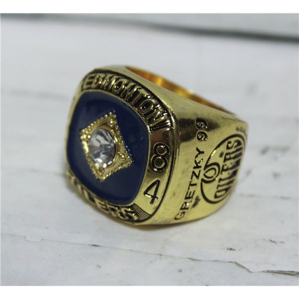 1984 EDMONTON OILERS REPLICA STANLEY CUP RING