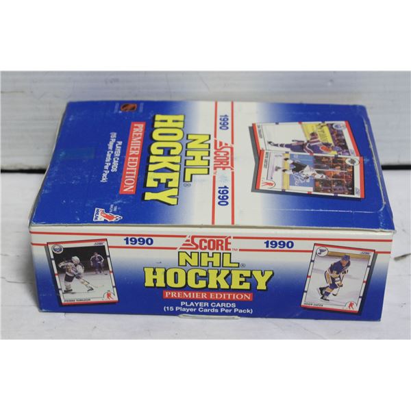 NEW 1990 BOX 36 UNOPENED PACKS HOCKEY