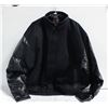Image 1 : NEW B&W COLLECTION 50% BLACK LETHER JACKET L