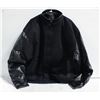 Image 1 : NEW B&W COLLECTION 50% BLACK LEATHER JACKET 2XL