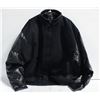 Image 1 : NEW B&W COLLECTION 50% BLACK LEATHER JACKET 2XL