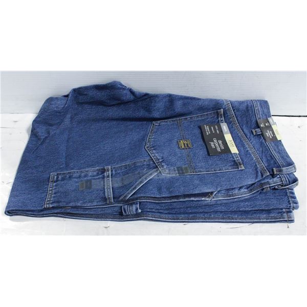 NEW BASS DENIM 100% COTTON WORK JEANS W36 L34
