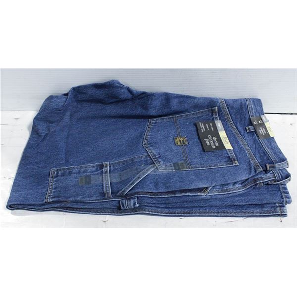 NEW BASS DENIM 100% COTTON WORK JEANS W38 L30