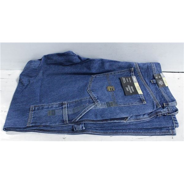 NEW BASS DENIM 100% COTTON WORK JEANS W34 L34