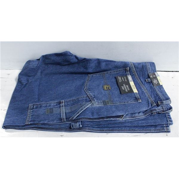 NEW BASS DENIM 100% COTTON WORK JEANS W34 L32