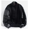 Image 1 : NEW B&W COLLECTION 50% BLACK LETHER JACKET 2XL