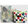 Image 1 : LOT OF 4 ASSORTED THROW PILLOWS