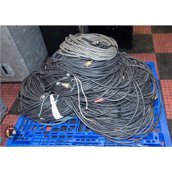 PALLET OF CAMERA CABLE MULTI-PIN AS IS