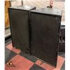 LOT OF 2 JBL SPEAKER CABINETS - COMPLETE