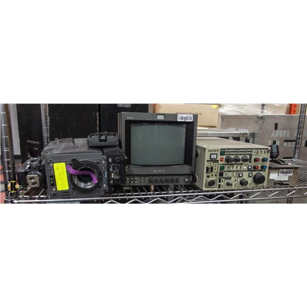 SONY CAMERA/CONTROL UNIT/POWER SUPPLY, MONITOR,