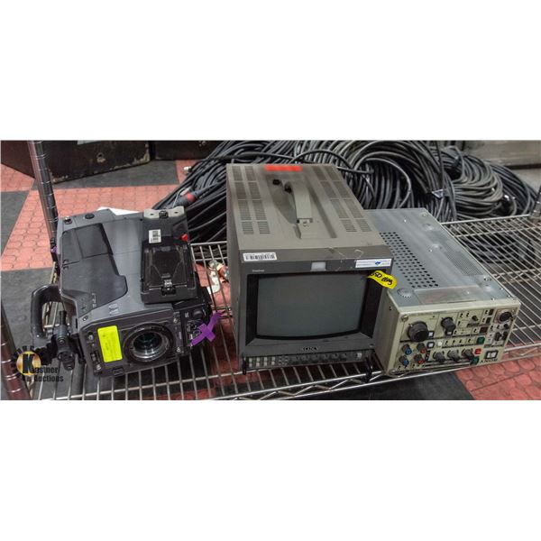 SONY CAMERA/CONTROL UNIT/POWER SUPPLY, MONITOR,