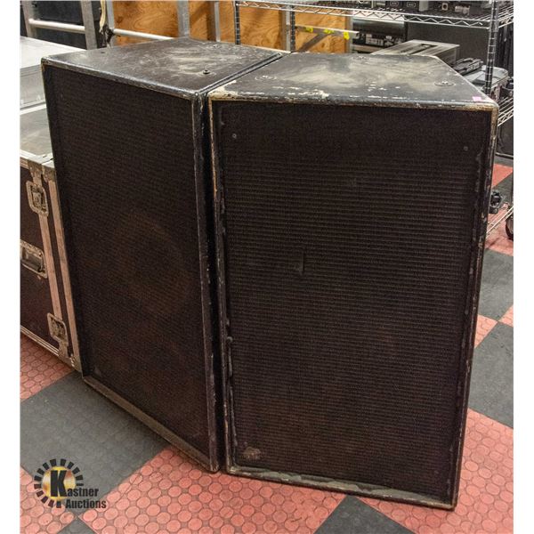 LOT OF 2 JBL SPEAKER CABINETS - COMPLETE