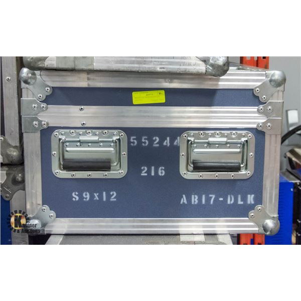 ROAD CASE WITH HINGED LID 64X15X22"