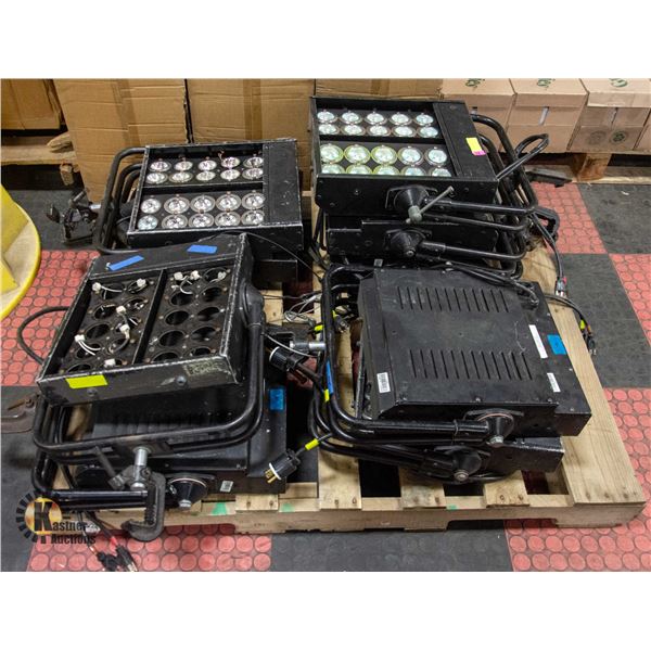 9X 20 CELL "BLINDERS" LIGHTING FIXTURE AS-IS