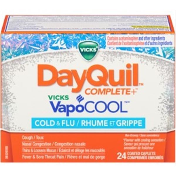 DAYQUIL COMPLETE COLD AND FLU 24 CAPLETS