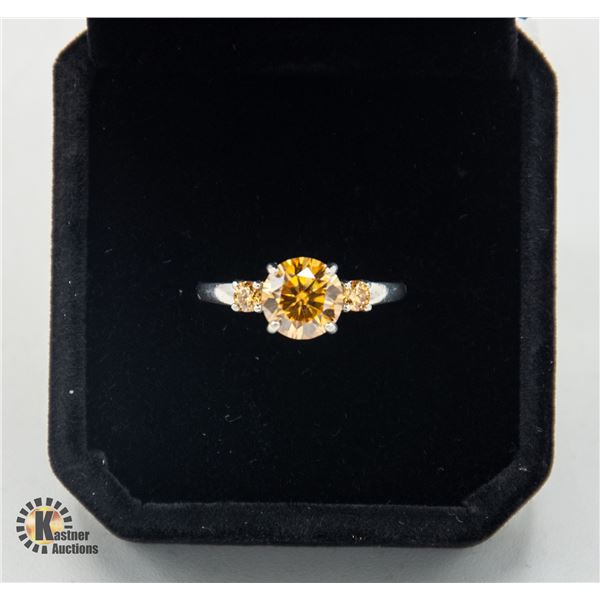 #1057-CUSTOM HAND SET 2.00 CT GRA CERTIFIED ROUND