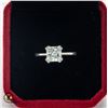 Image 1 : #1055-2.00CT GRA CERTIFIED PRINCESS CUT MOISSANITE