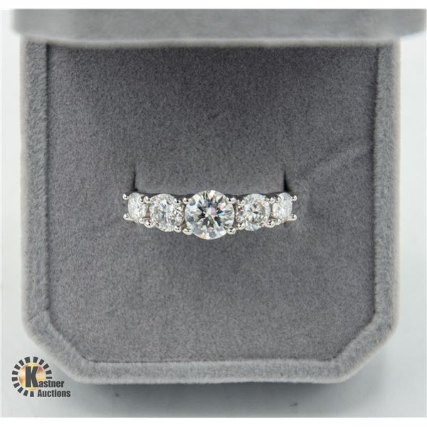 #1082-3.60 CT TW GRA CERTIFIED ROUND BRILLIANT CUT
