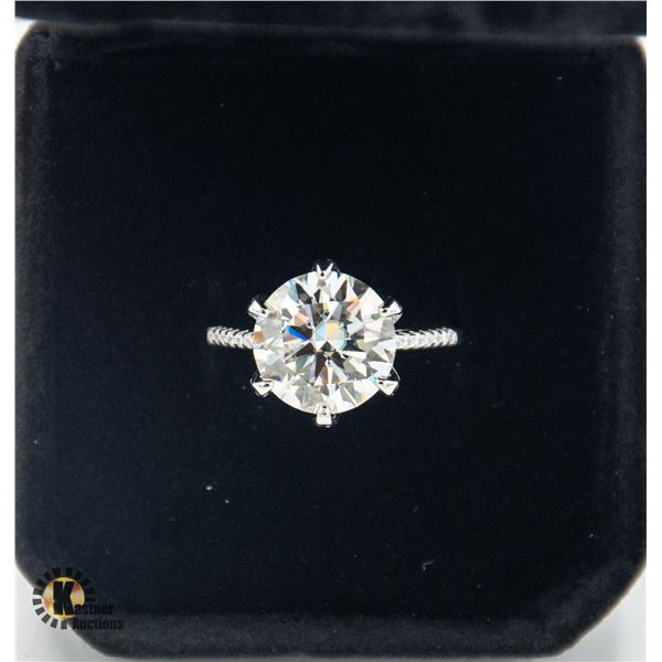 #1074-5.00 CT GRA CERTIFIED ROUND BRILLIANT CUT
