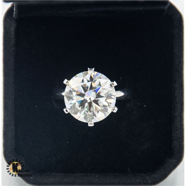 #1078-10.00 CT GRA CERTIFIED ROUND BRILLIANT CUT