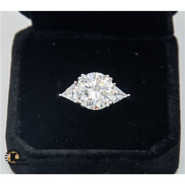 #1076-5.00 CT GRA CERTIFIED ROUND BRILLIANT CUT