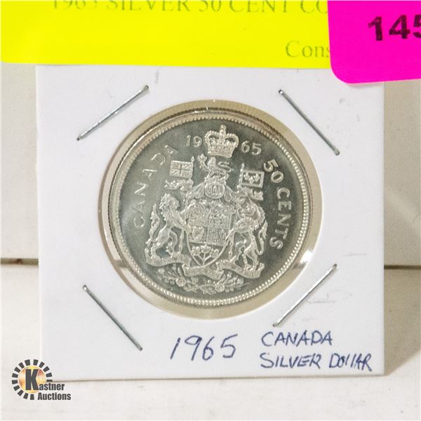 1965 SILVER 50 CENT COIN