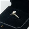 Image 2 : #1051-10 KT WHITE GOLD RING WITH 0.50 CT ROUND