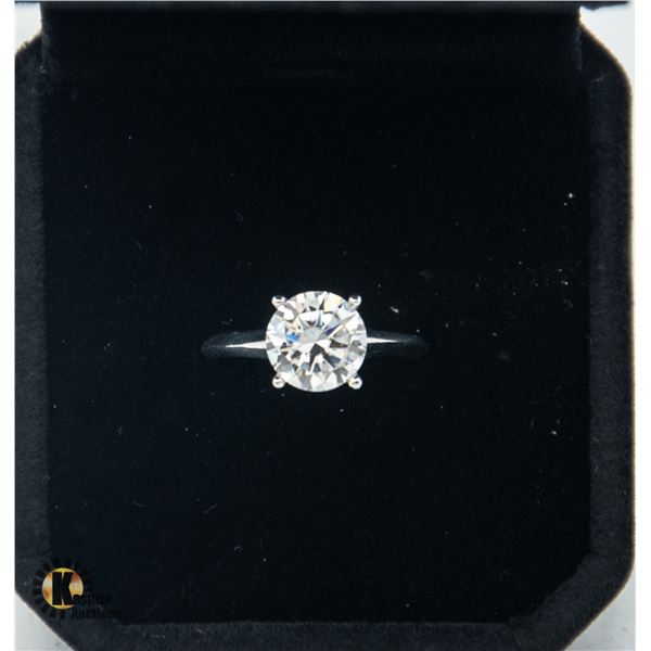 #1049-2.00 CT ROUND BRILLIANT CUT MOISSANITE
