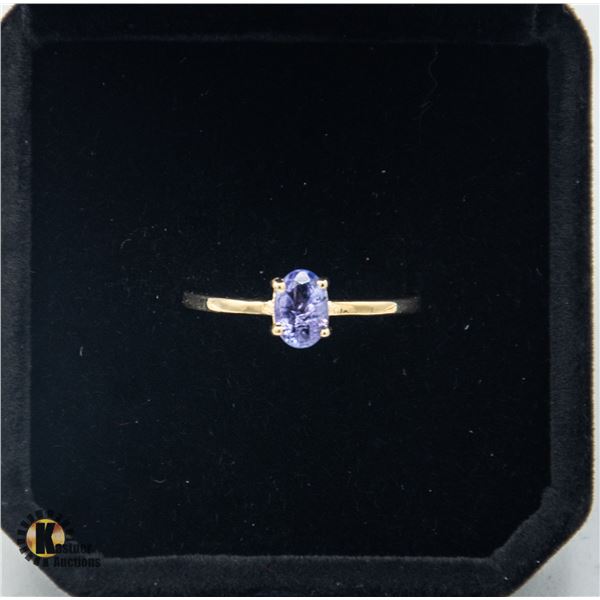 #1050-10 KT YELLOW GOLD RING WITH 0.50 CT