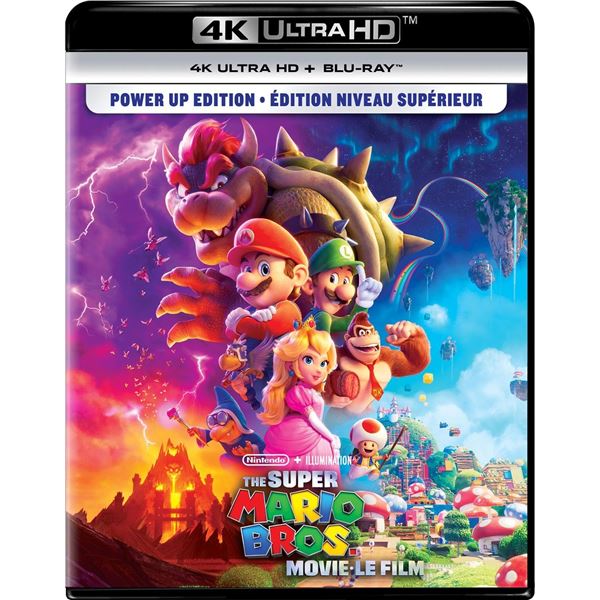BRAND NEW 4K ULTRA HD & BLU-RAY - THE SUPER MARIO