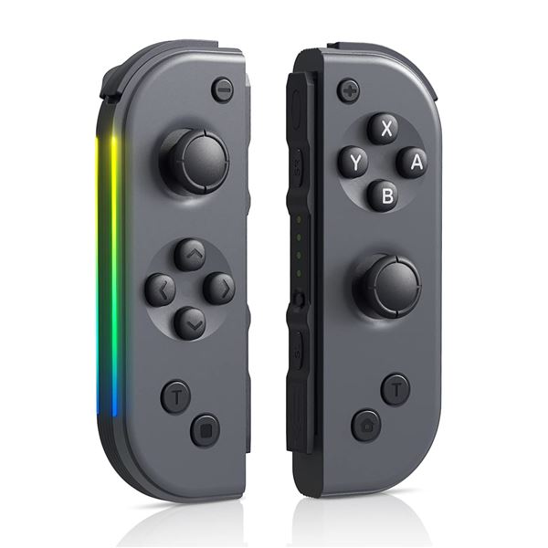 BRAND NEW 7 COLOUR LED JOYCONS CONTROLLER FOR