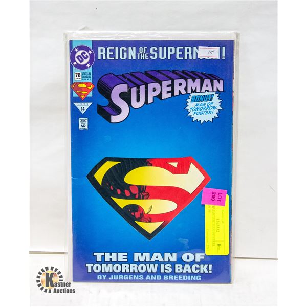 SUPERMAN THE MAN OF STEEL REIGN OF