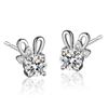 2 CT GRA CERTIFIED MOISSANITE 925 SILVER EARRINGS