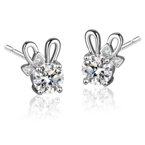 2 CT GRA CERTIFIED MOISSANITE 925 SILVER EARRINGS