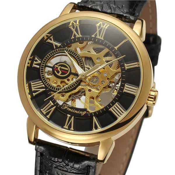NEW MECHANICAL SKELETAL FORSINING WATCH