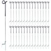 Image 1 : NEW 30 PACK STEP IN FENCE POSTS - 41" PIGTAIL