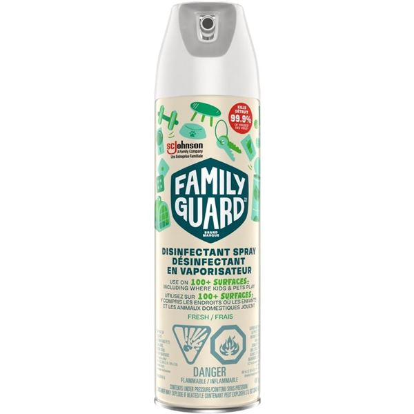 NEW FAMILY GUARD DISINFECTANT SPRAY 496G FRESH