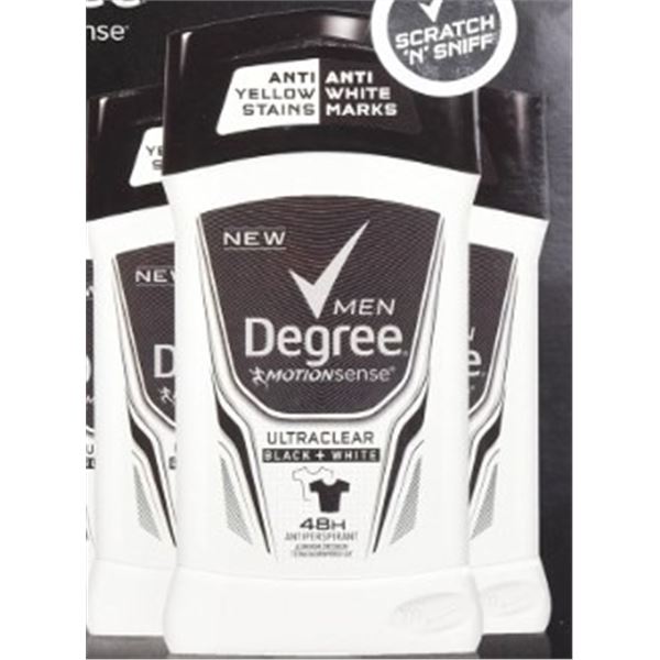 THREE STICKS OF DEGREE ULTRA CLEAR FOR MEN