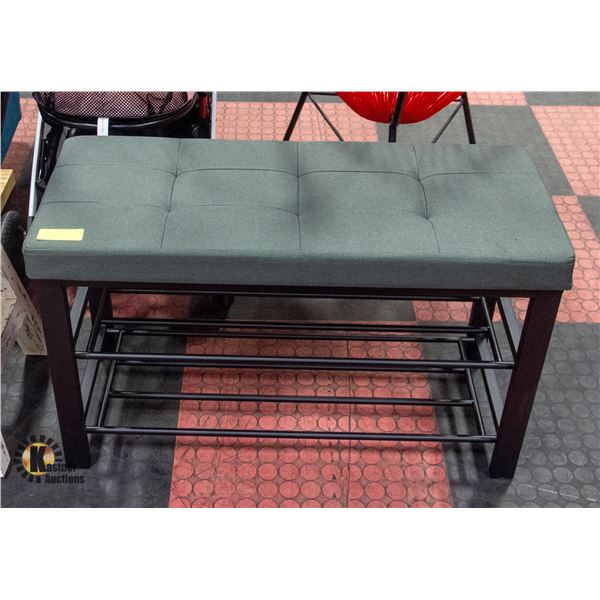 NEWLY ASSEMBLED SONGMICS 3 TIER SHOE RACK W/