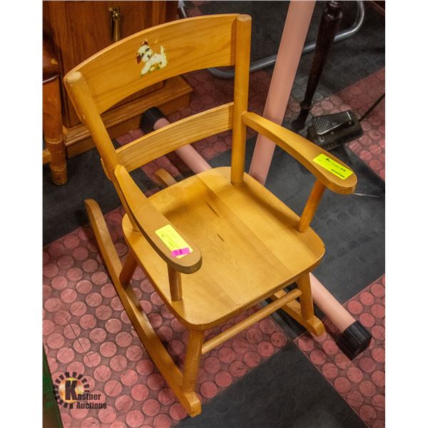 KIDS WOOD ROCKER