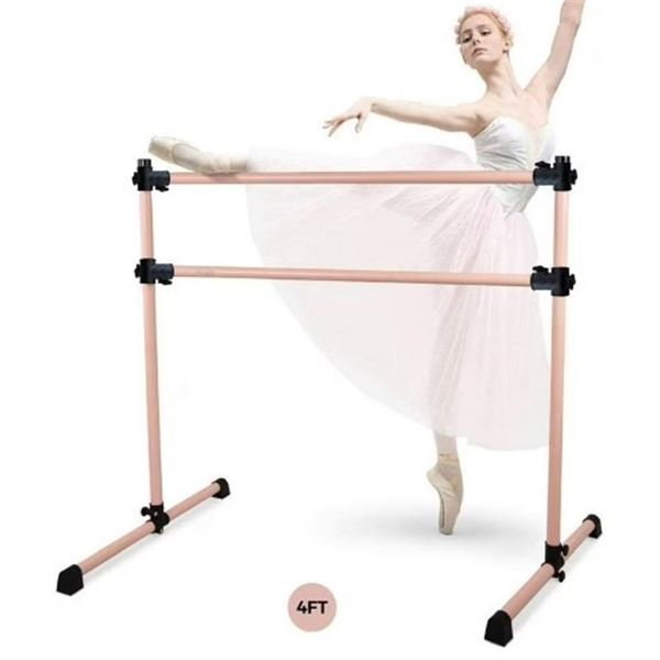 YES FOR ALL DOUBLE ALUMINUM PORTABLE BALLET BAR