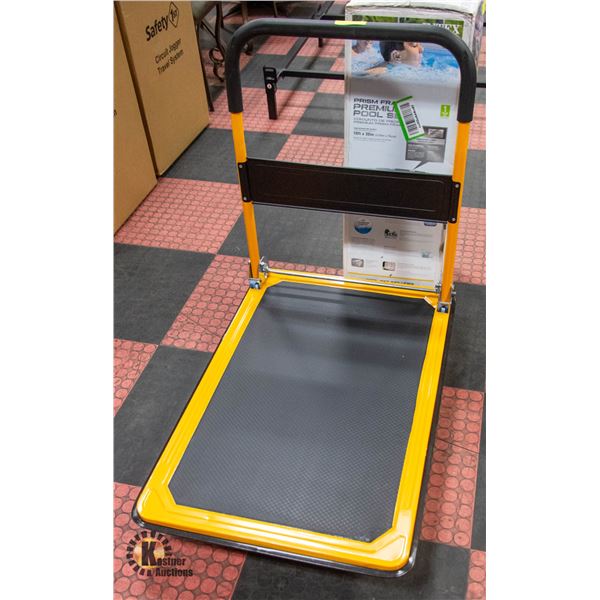 NEWLY ASSEMBLED MAXWORKS 660LBS PLATFORM DOLLY