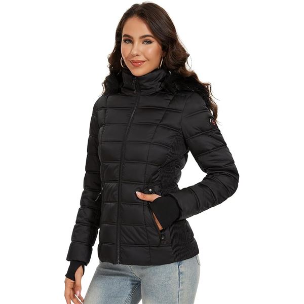 NEW SLOWDOWN BLACK LADIES JACKET SMALL