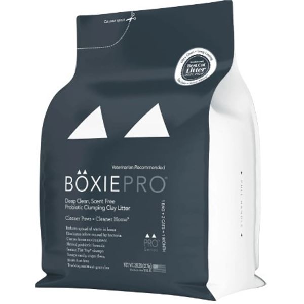 12.7KG BAG OF BOXIE CAT SCENT FREE CAT LITTER