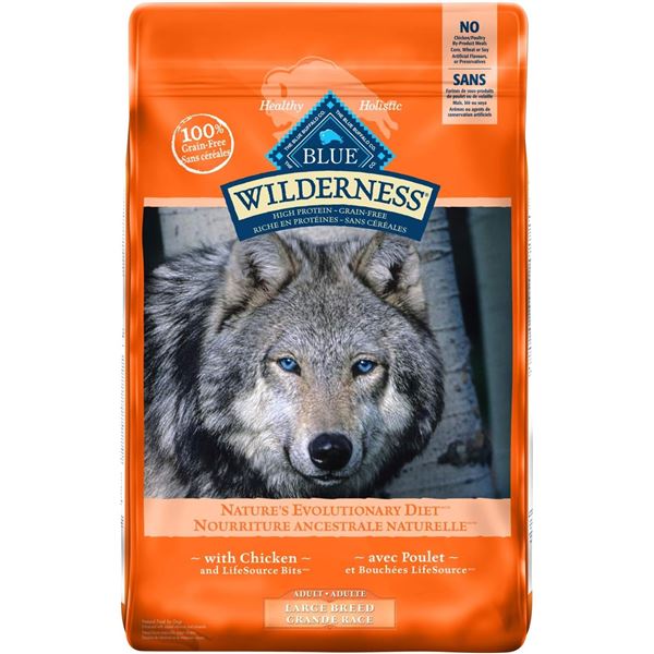 24LBS BAG OF BLUE BUFFALO CHICKEN DOG FOOD
