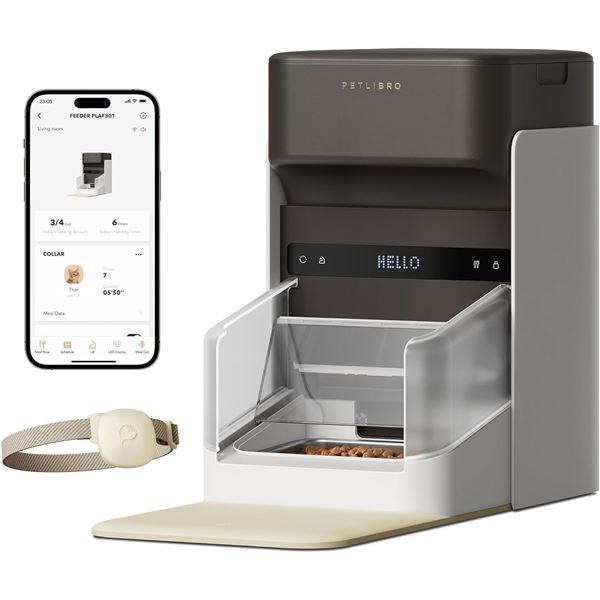 NEW PETLIBRO ONE RFID PET FEEDER - 3L APP CONTROL